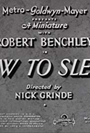 How to Sleep (1935